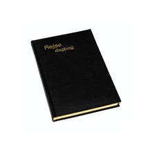 Indlæs billede til gallerivisning Rejsedagbog A5 Classic sort