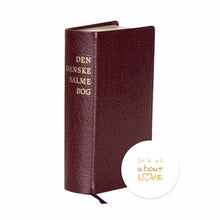 Indlæs billede til gallerivisning Luksussalmebog, rød (med tryk på ryg)