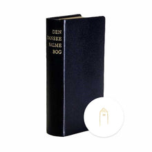 Indlæs billede til gallerivisning Luksussalmebog, sort (med tryk på ryg)